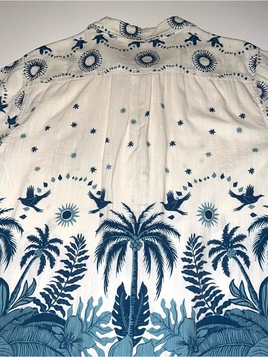 Chubbies Men’s Off White Tropical Friday Short-Sleeve Button-Down Shirt Sz XL - Picture 12 of 14